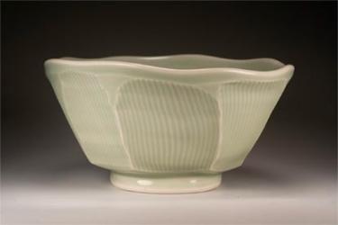 Faceted Celadon Bowl