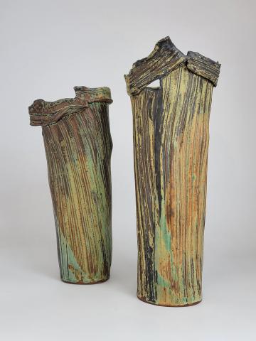 Tree Trunk Vases