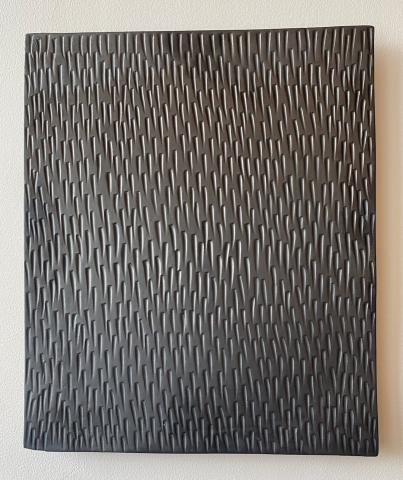 Patterned Tile with Triangle Marks