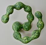 Green Spiral Wall Sculpture