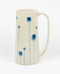 Blue Flower Pitcher